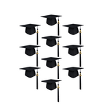 Le Lot de 10 Toques - Finition Mate - Noir