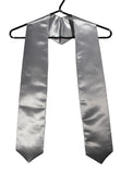 echarpe-de-diplome-gris-argent-silver-universitaire-satine-cravate-gospel