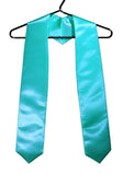 echarpe-de-diplome-turquoise-universitaire-satine-cravate-gospel