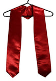 echarpe-de-diplome-rouge-universitaire-satine-cravate-gospel
