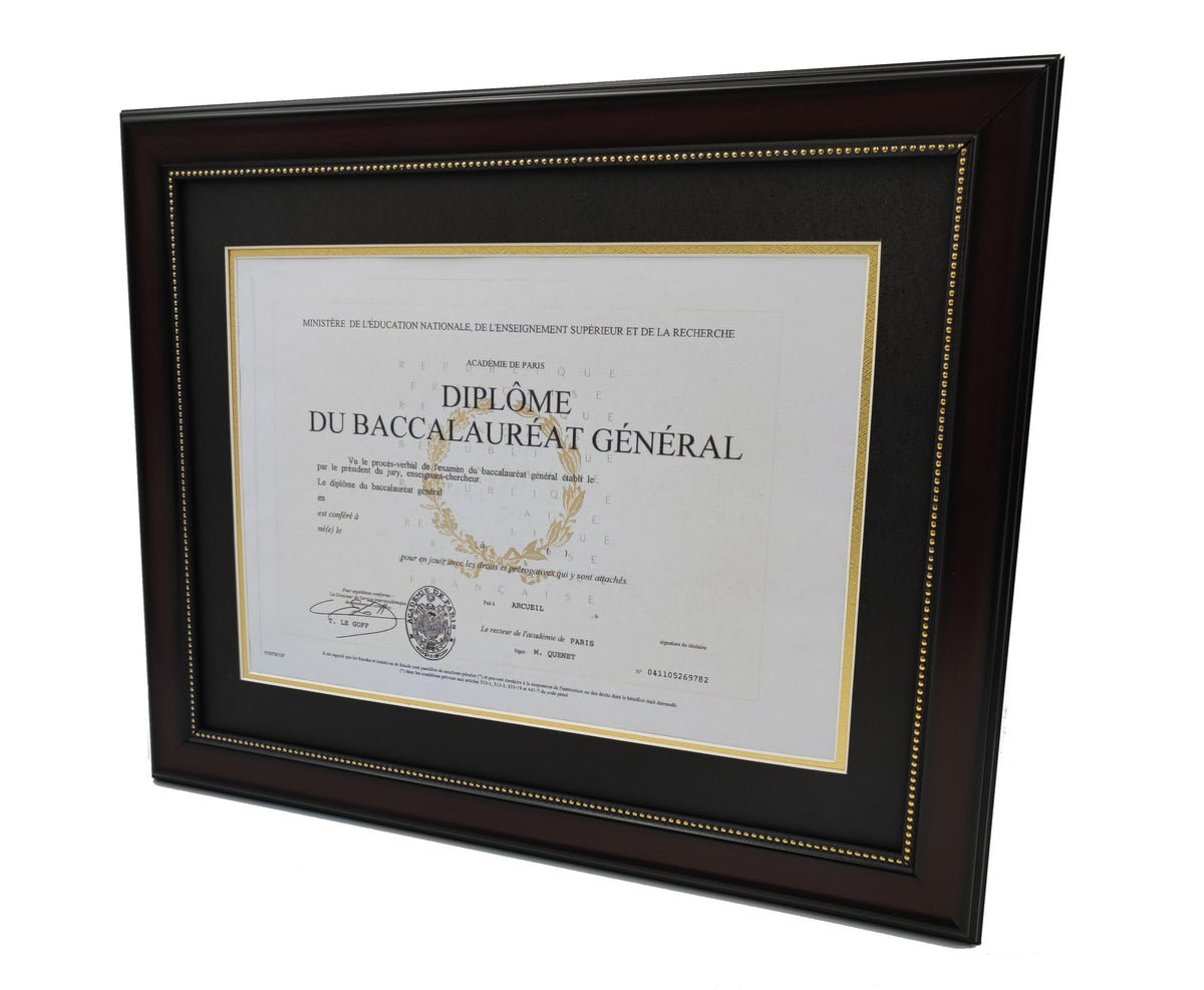 Cadre diplôme - Cadeau retraite