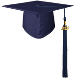 toque-de-diplome-coiffe-de-diplome-chapeau-de-remise-de-diplome-mortier-chapeau-universitaire-mate-pompon-bleu-marine-remise-de-diplome-annee-2020-toque-et-toge