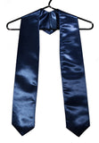 echarpe-de-diplome-bleu-marine-universitaire-satine-cravate-gospel