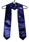 echarpe-de-diplome-bleu-roi-royal-universitaire-satine-cravate-gospel