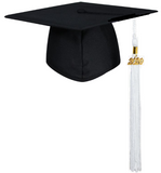 toque-de-diplome-coiffe-de-diplome-chapeau-de-remise-de-diplome-mortier-chapeau-universitaire-mate-pompon-blanc-remise-de-diplome-annee-2020-toque-et-toge