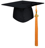 toque-de-diplome-coiffe-de-diplome-chapeau-de-remise-de-diplome-mortier-chapeau-universitaire-mate-pompon-orange-remise-de-diplome-annee-2020-toque-et-toge