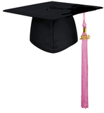 toque-de-diplome-coiffe-de-diplome-chapeau-de-remise-de-diplome-mortier-chapeau-universitaire-mate-pompon-rose-remise-de-diplome-annee-2020-toque-et-toge
