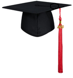 toque-de-diplome-coiffe-de-diplome-chapeau-de-remise-de-diplome-mortier-chapeau-universitaire-mate-pompon-rouge-remise-de-diplome-annee-2020-toque-et-toge