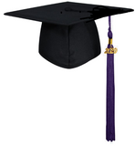 toque-de-diplome-coiffe-de-diplome-chapeau-de-remise-de-diplome-mortier-chapeau-universitaire-mate-pompon-violet-remise-de-diplome-annee-2020-toque-et-toge